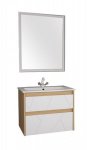 Комплект мебели АСБ-Мебель Диана 75 белый глянец/светлое дерево